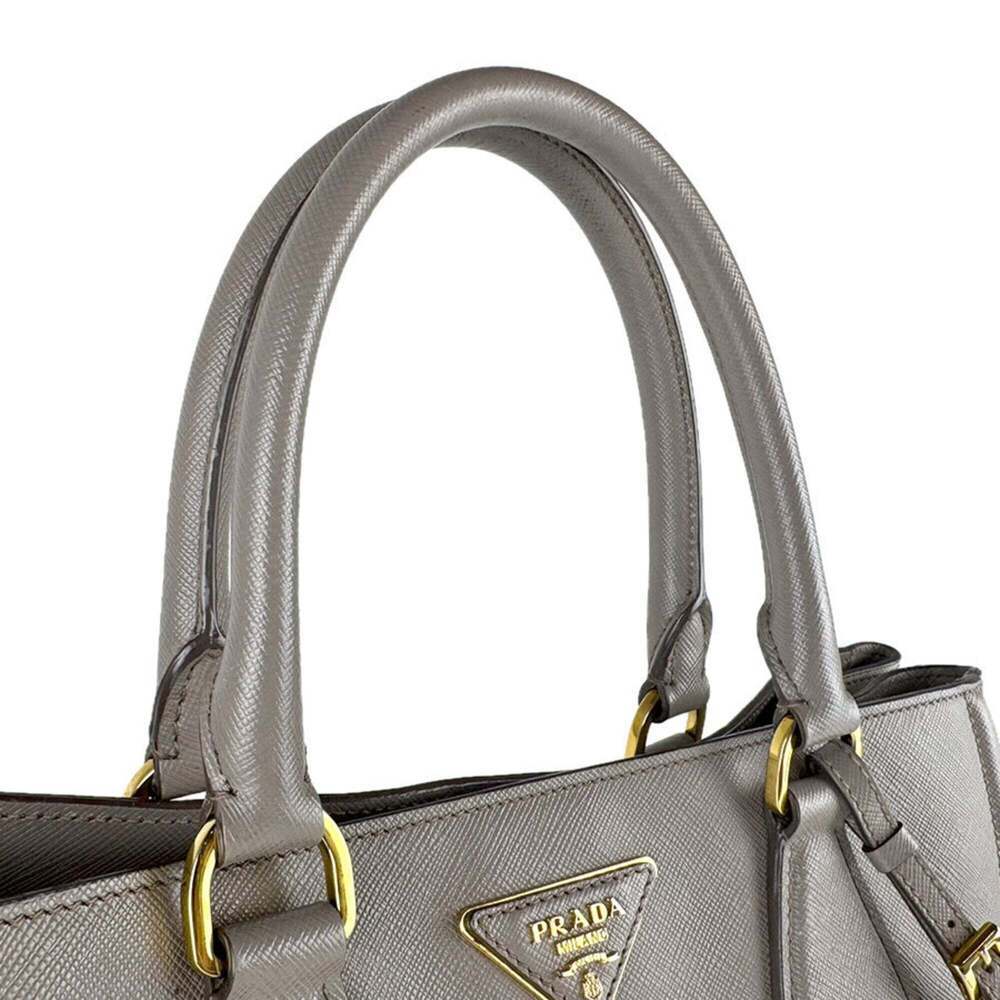 PRADA Gray Leather Shoulder Bag - Picture 10 of 13